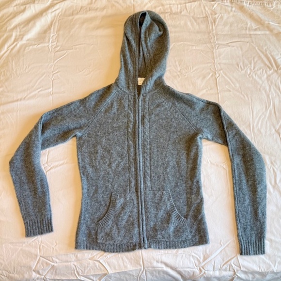 Apt. 9 Light Gray Cashmere Hoodie Size Small - Picture 1 of 8